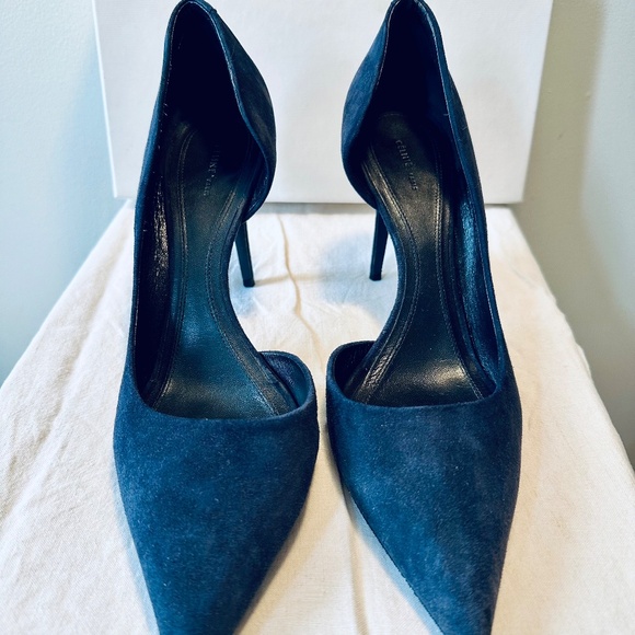 CELINE Suede D’Orsay Pumps, Women’s Size 41 - Picture 2 of 6